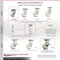 Service Caster 4 Inch Nylon Caster Brakes/Swivel Locks and 2 Rigid, 2PK SCC-35S420-NYR-SLB-BSL-2-R-2 - alternate 1